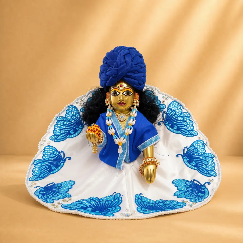 Royal Blue Butterfly Summer Dress
